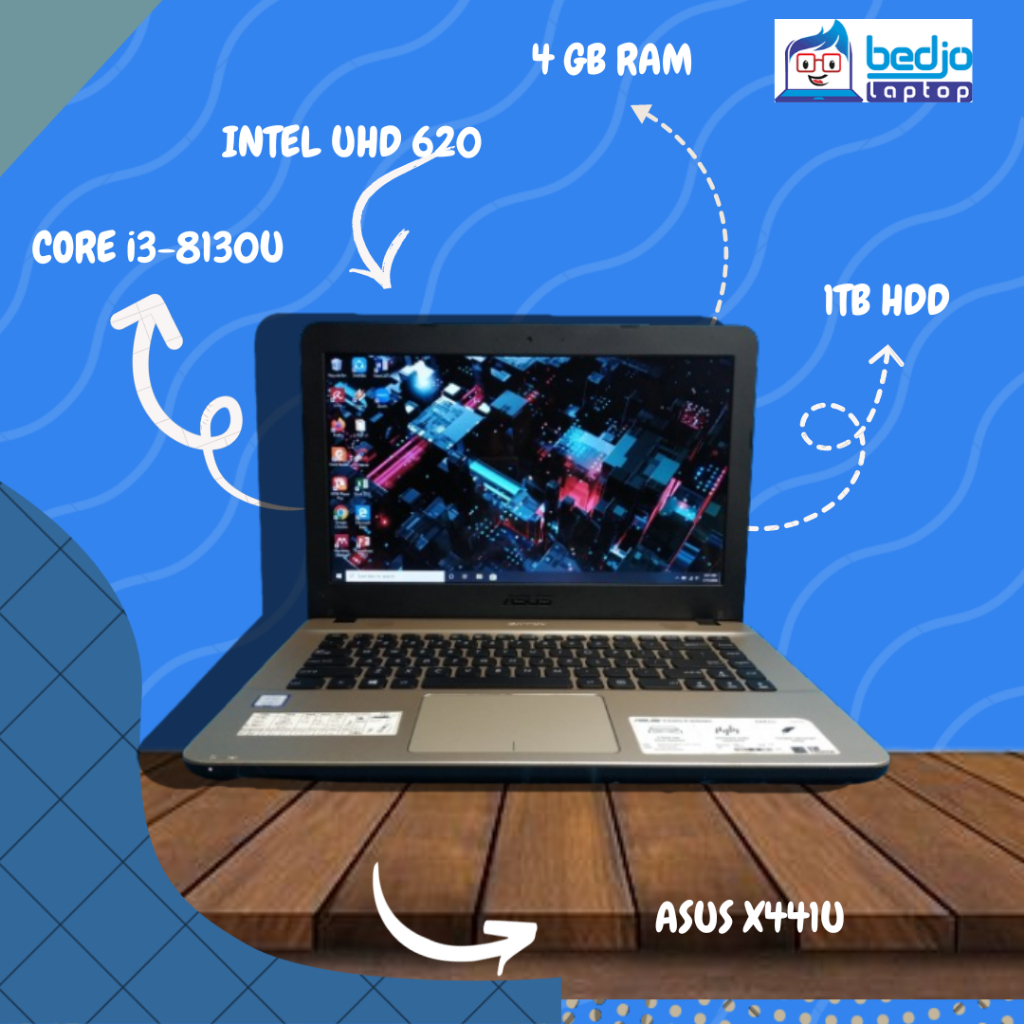 Laptop ASUS X441U, Laptop Murah, Laptop Bekas, Laptop Second, Laptop Bekas Berkualitas