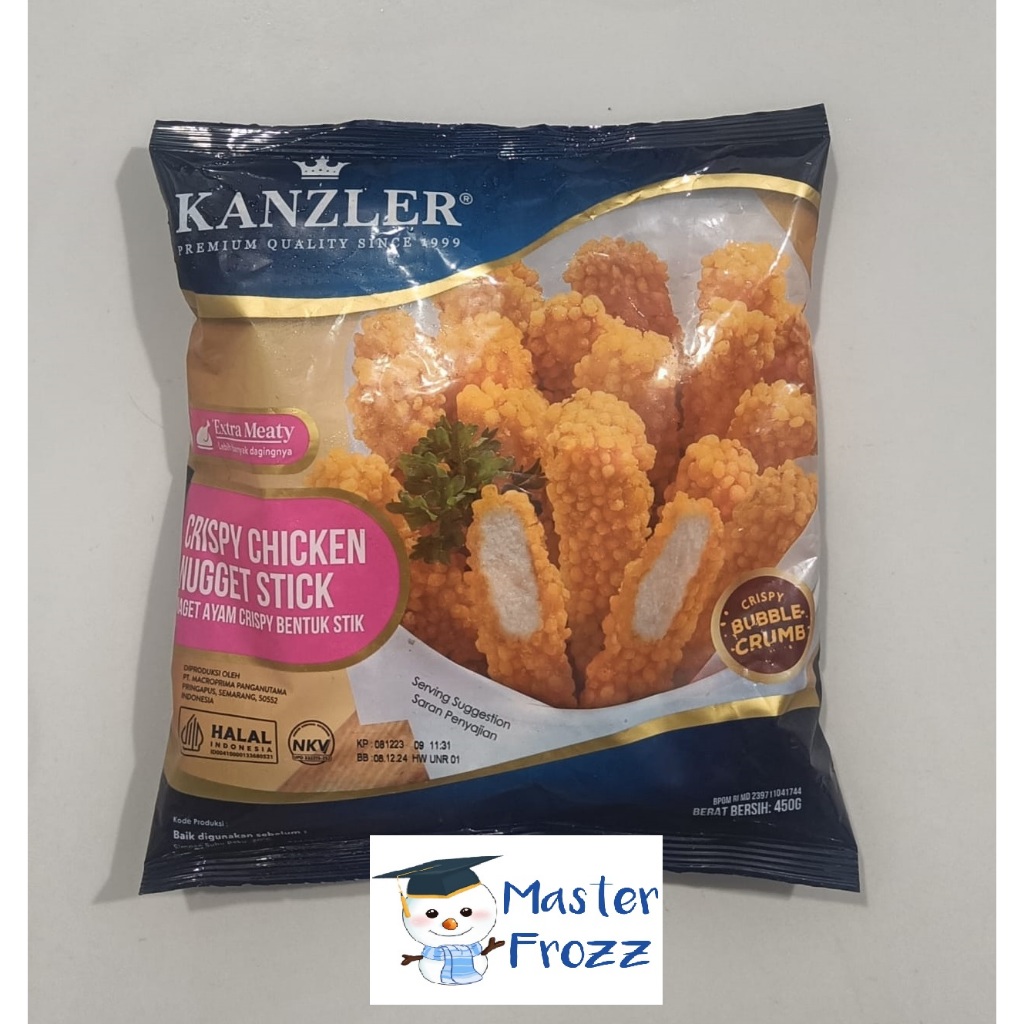 

Kanzler Chicken Nugget Stick Crispy 450gr