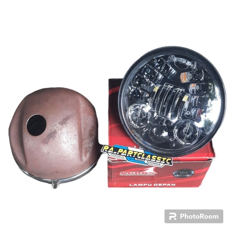 Lampu Daymaker Agras Set Batok CB125 Teyeng Bahan Press