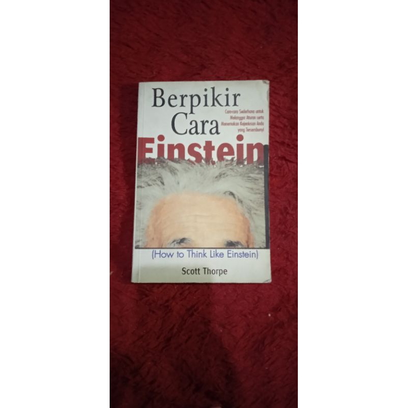 ( preloved ) buku berpikir cara einstein original