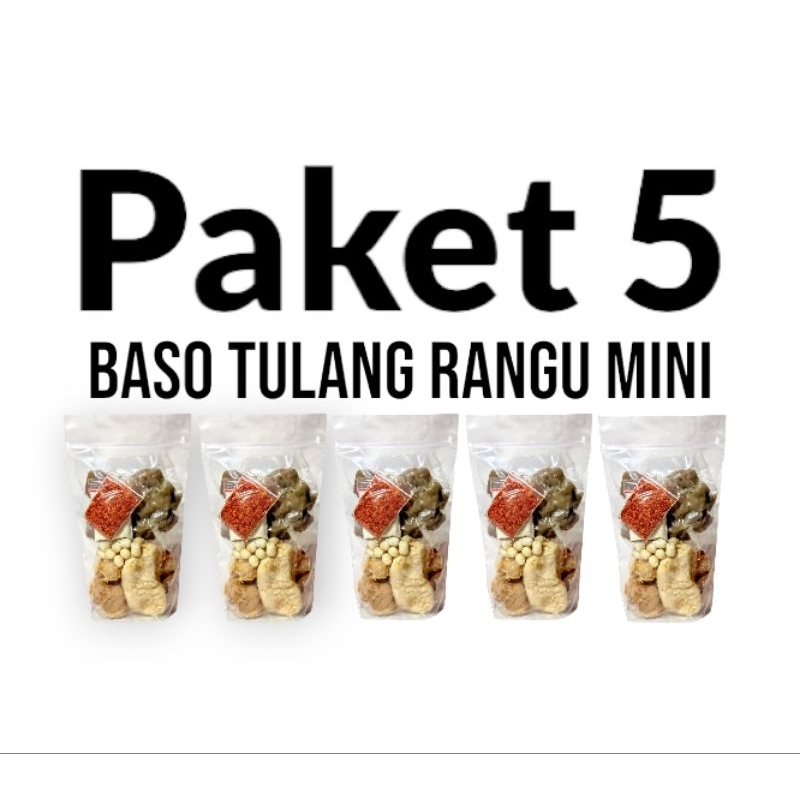 

Baso aci tulang rangu MINI paket 5