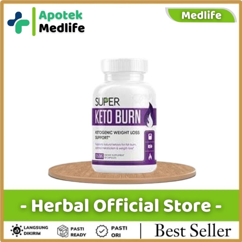Super Keto Burn Suplemen Diet Pelangsing Badan Pembakar Lemak Terbaik