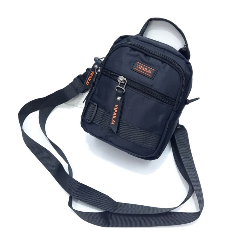 Tas Selempang Pria Mini Bag Yipailai 9504 Multipungsi Nilon Anti Air