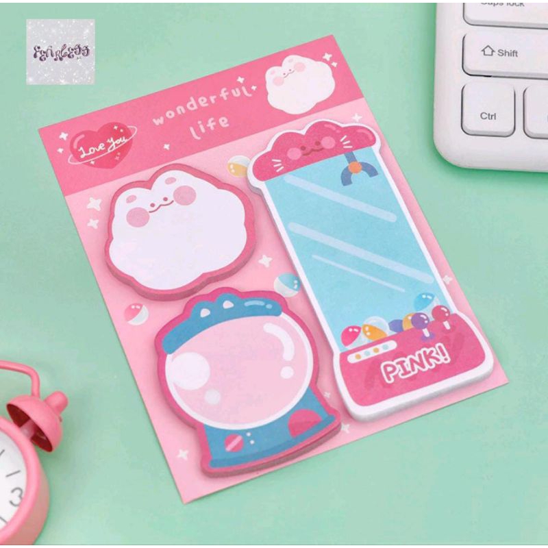 

♡︎ Sticky notes 3in1 lucu ♡︎