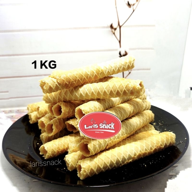 

Monde Egg Roll Cookies Renyah Snack Kiloan 1000gr