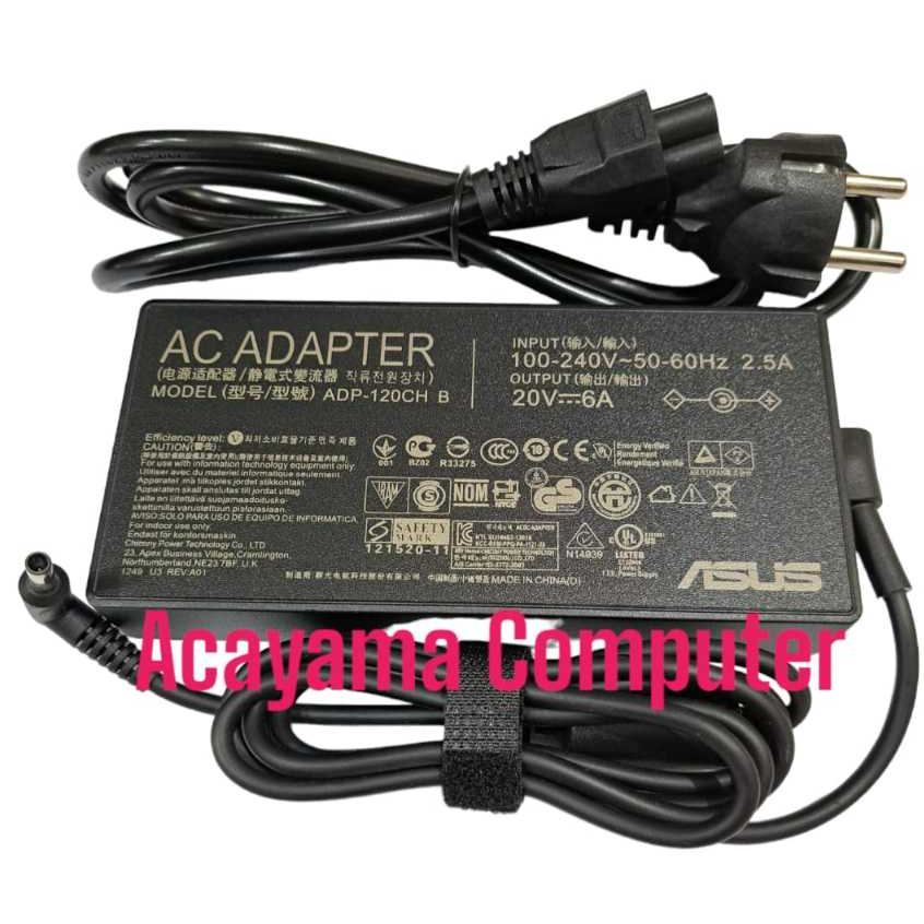 Adaptor Charger MSI GF63 Thin 11UC 11SC 11UCX-1424US MS-16R5 20V 6A