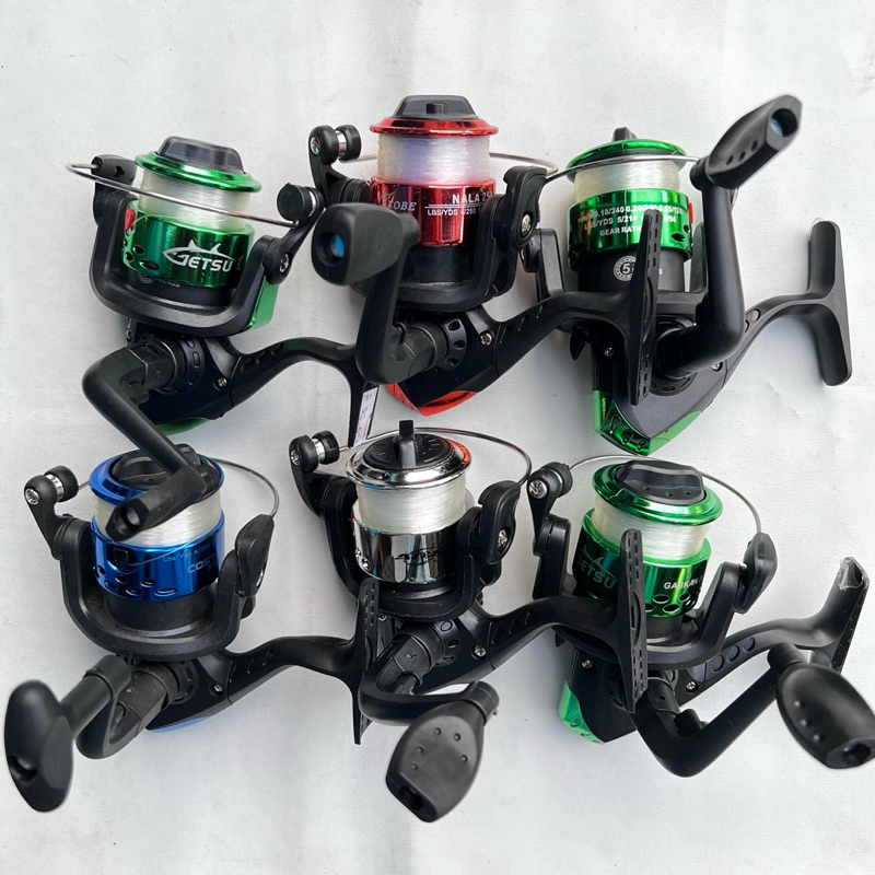 Reel Pancing Pemula Tipe SPINNING 200 Fishing Reel Free Senar Pancing Pada Spool Bahan Plastik