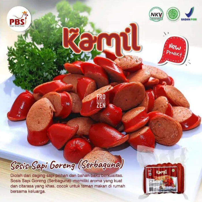 

Kamil Sosis Sapi Serbaguna 80 gr isi 3
