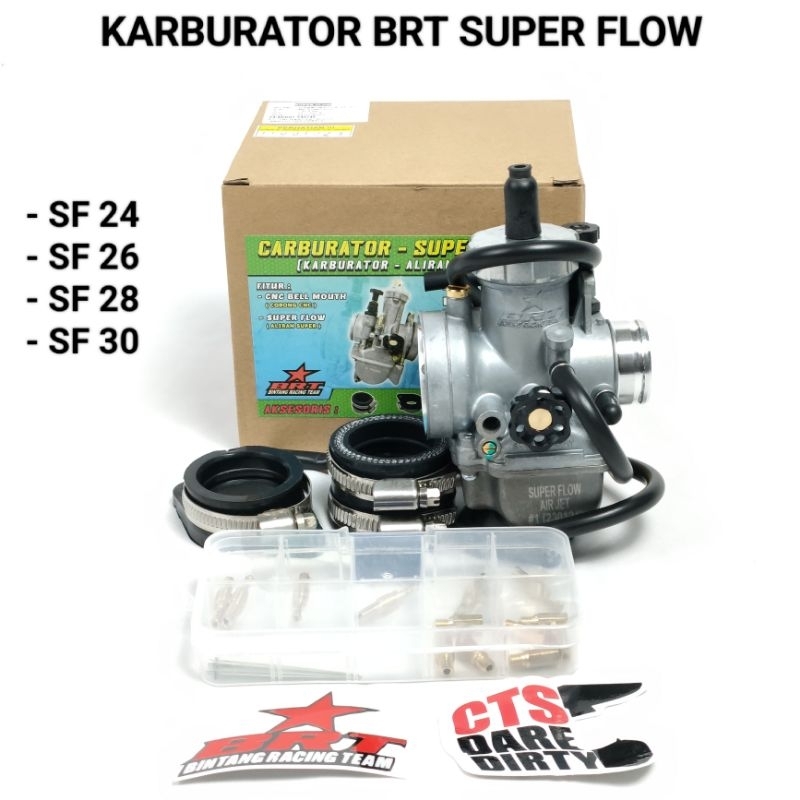 Karburator Karbu Carburator PE SF 24 - PE SF 26 - PE SF 28 - PE SF 30 - BRT Superflow Super Flow
