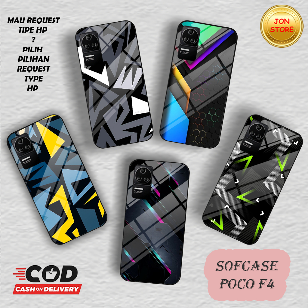 (QR 2) Sofcase Glossy -Case-Silikon CASING XIAOMI POCO F4 OPPO RENO 8T 4G 5G OPPO A57 2022 A77S OPO 
