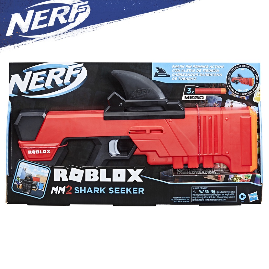 NERF Roblox MM2 Shark Seeker Blaster NRRF2489