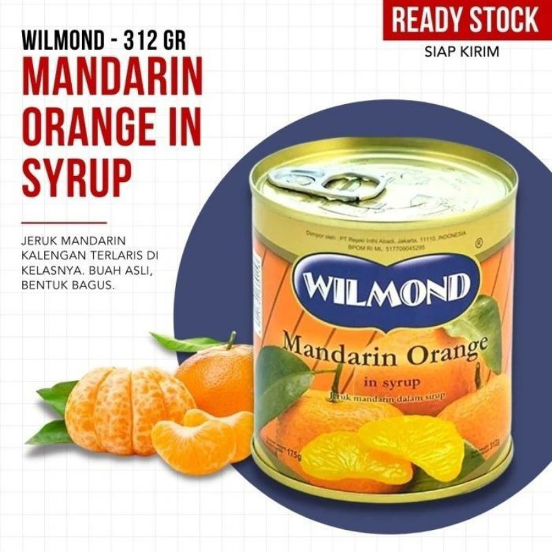 

Wilmond Mandarin Orange 315gram