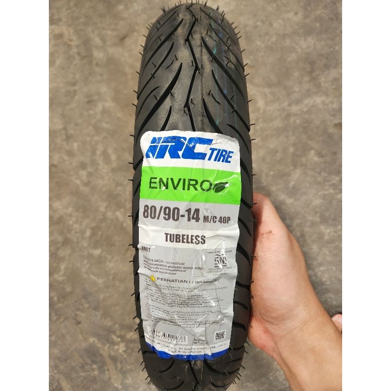 Ban Motor IRC 80/90-14 Enviro Tubeless Ban Depan Beat Vario 125