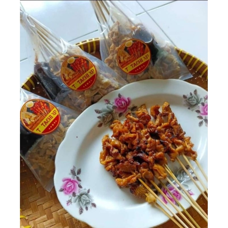 

Sate kulit 10 tusuk+bumbu