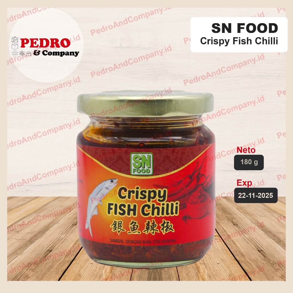 

SN food crispy fish chilli 180 gram - sambal ikan sotong fish krispi