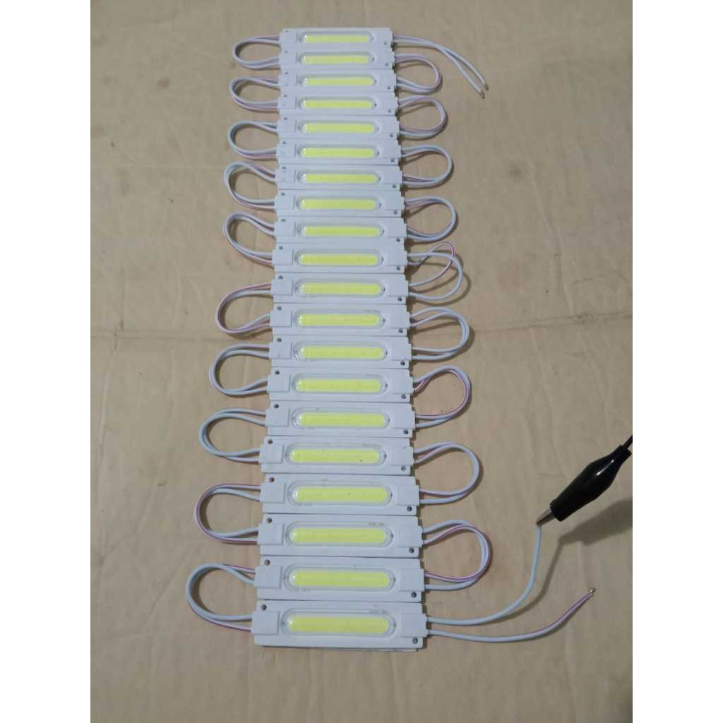 Led lampu variasi kolong mobil motor COB pendek kaca 6 led 12Volt 12V universal