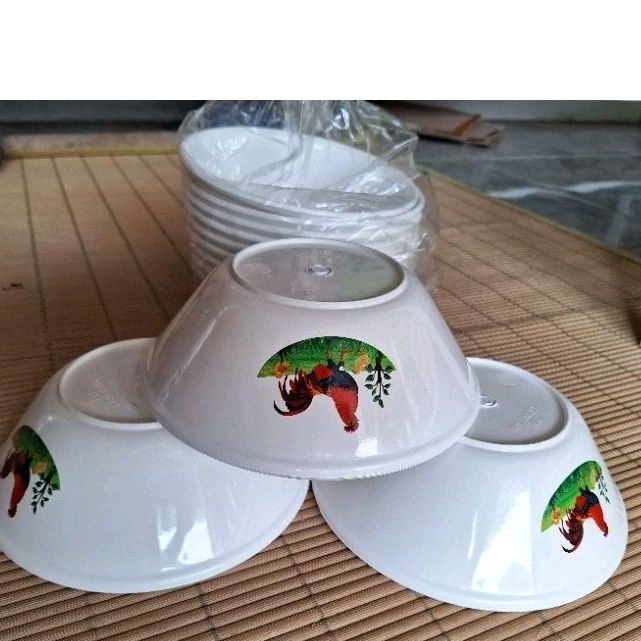 MANGKUK PLASTIK AYAM JAGO