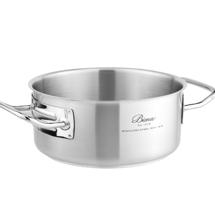 Bima Chefs Casserole D28cm, SUS 304 (Body Only)