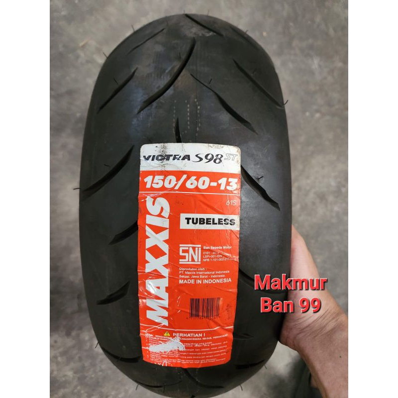 Ban motor Maxxis Victra S98ST 150/60 Ring 13 150/60-13 Tubeless