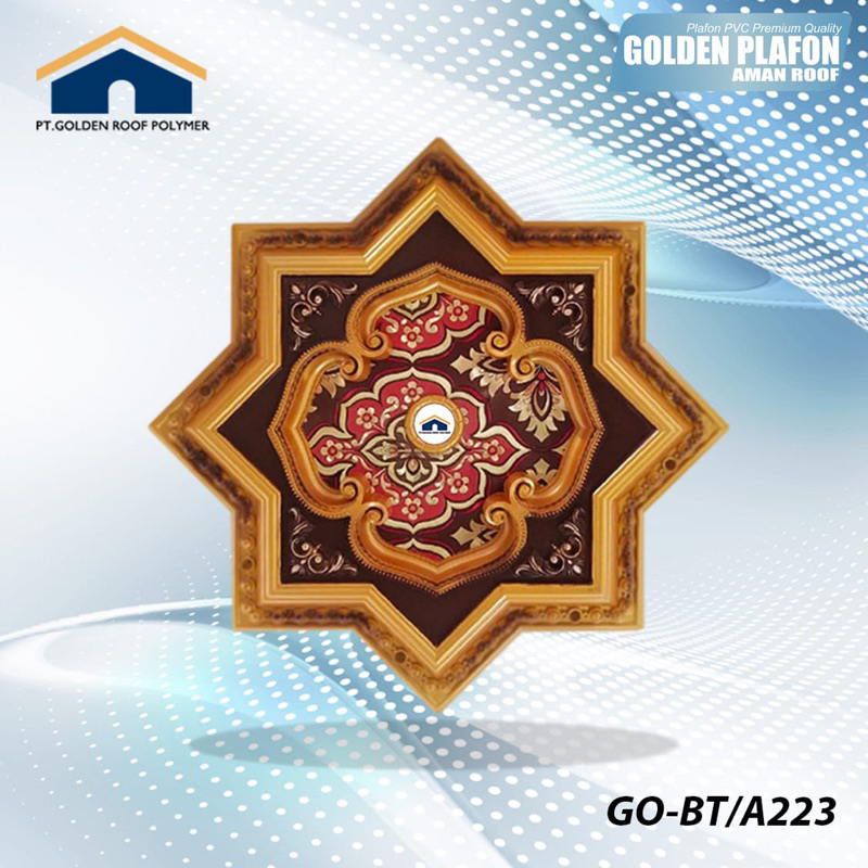 PROMO ORNAMEN LAMPU PVC/ORNAMEN PLAVON PVC/FITTING LAMPU/LAMPU HIAS/ORNAMEN 60x60/BUNGA LAMPU MURAH