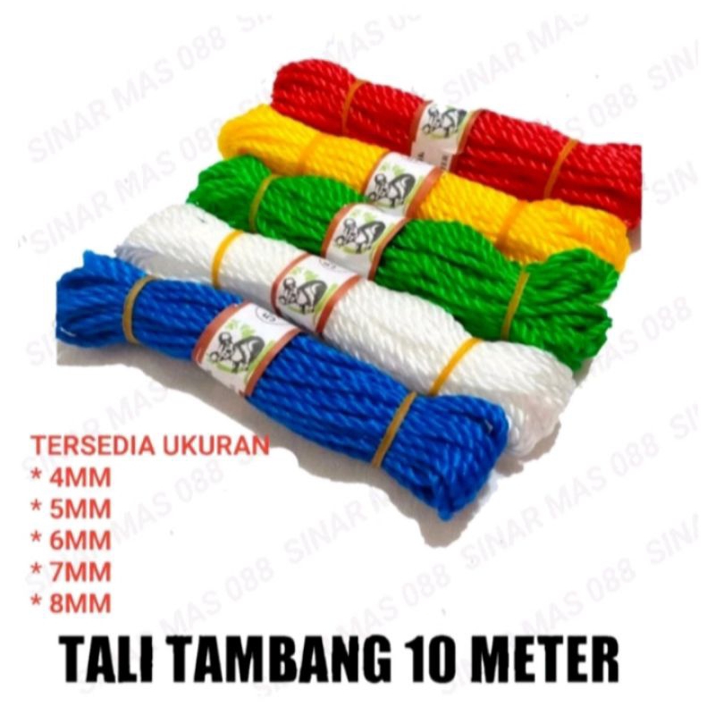 

Tali Tambang Plastik 10 meter Super Qualtiy