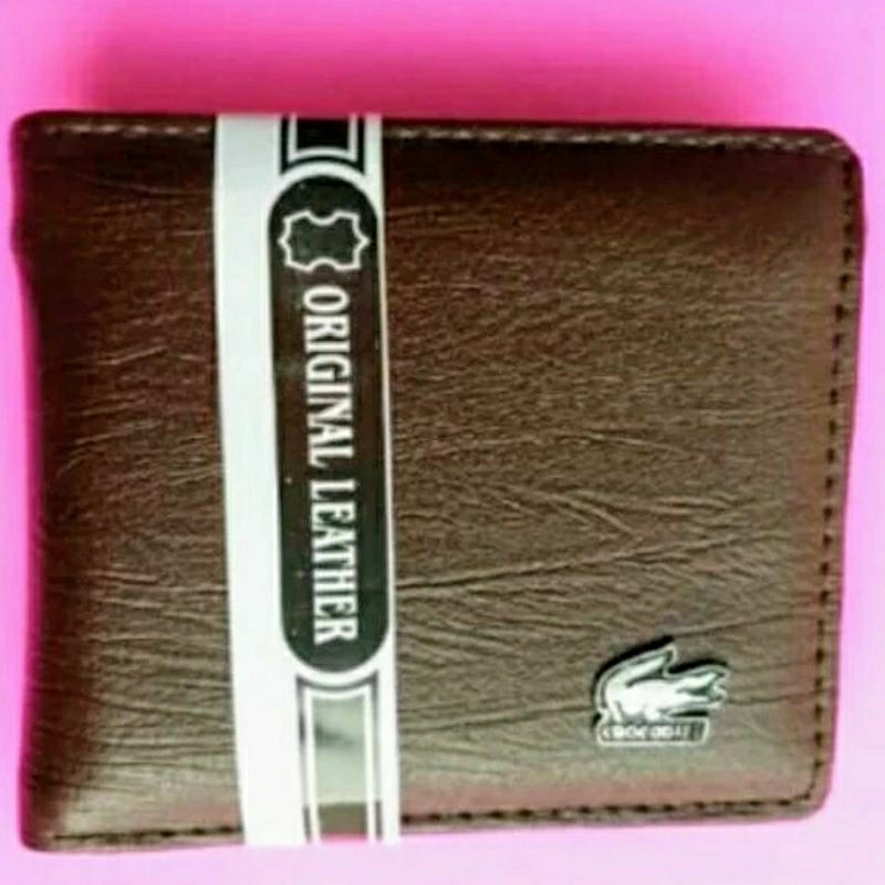 Dompet Pria Crocodile Hitam Coklat | Dompet Kulit