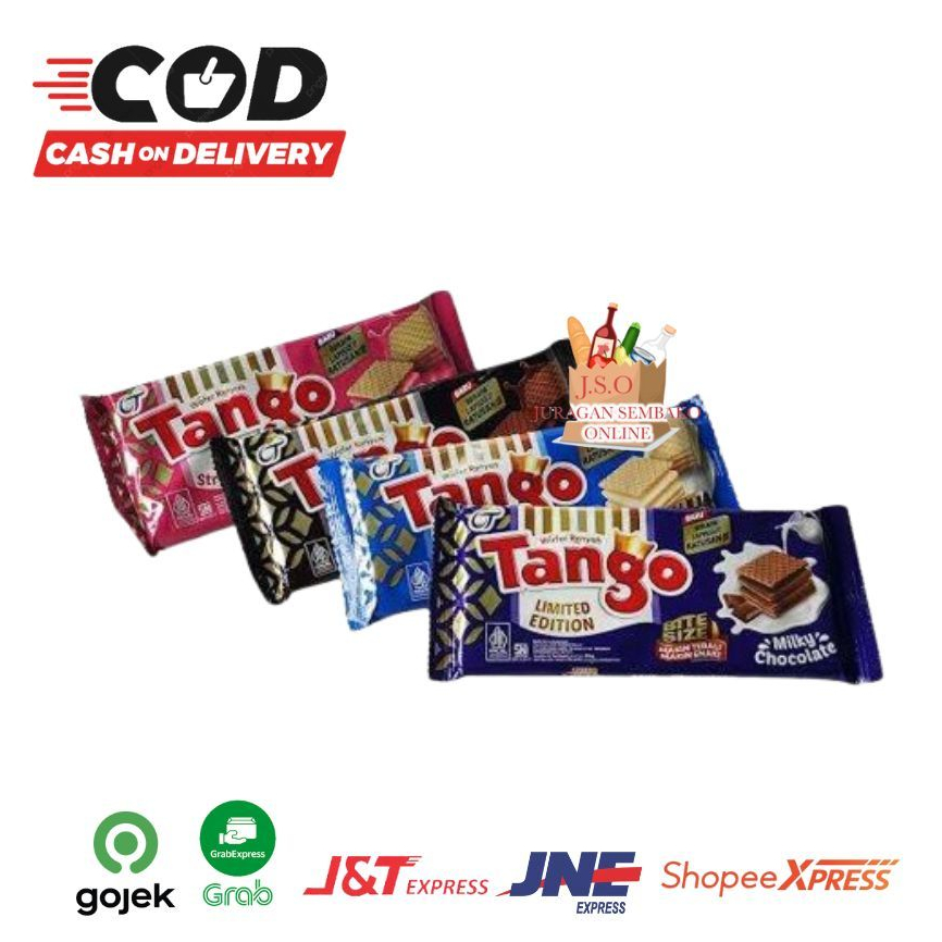 

(JSO) Wafer Tango 47gr ALL VARIAN Vanila , Coklat Reguler BestSeller / Snack Makanan Renyah Ringan BPOM