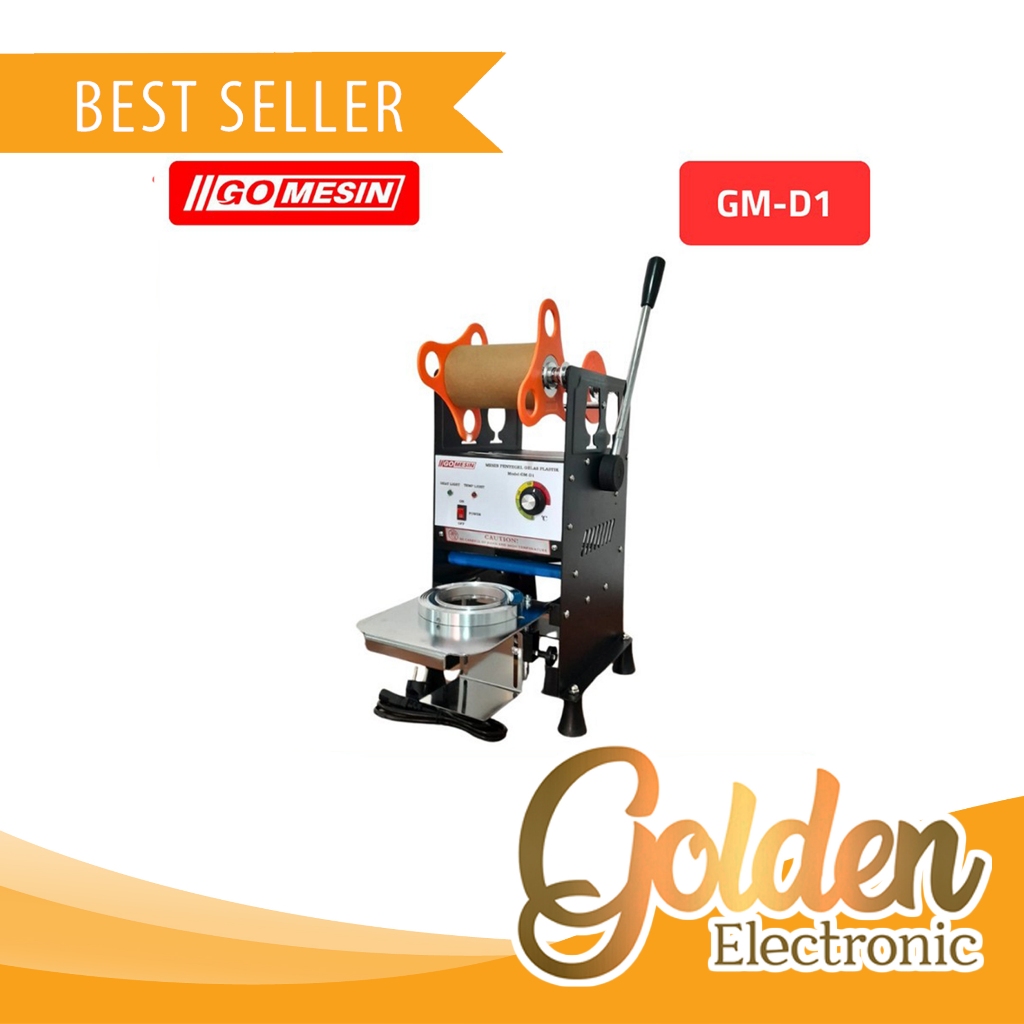 Cup Sealer Manual GOMESIN Go Mesin GM-D1 GMD1 22oz 22 oz Mesin Alat Press Gelas Cup