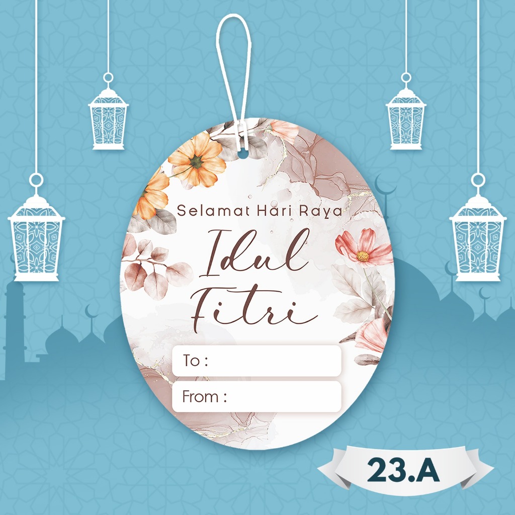 

Hangtag Lebaran kode H 23.A muat uang kertas