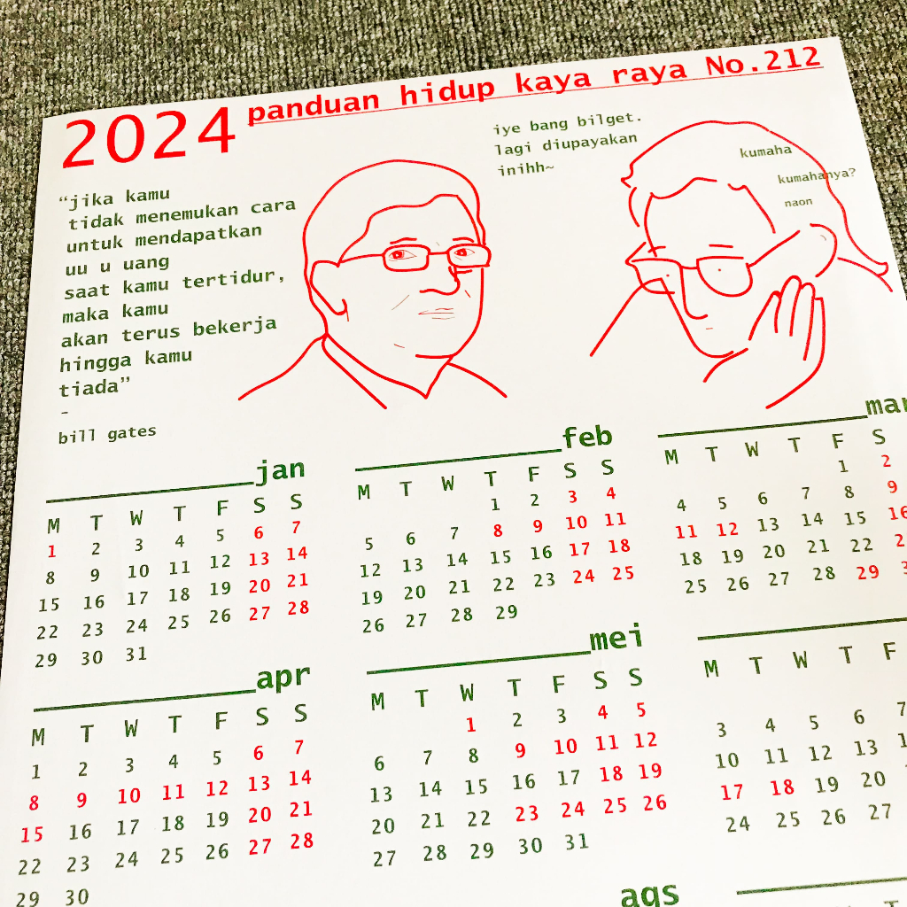 

Kalender 2024 Dinding