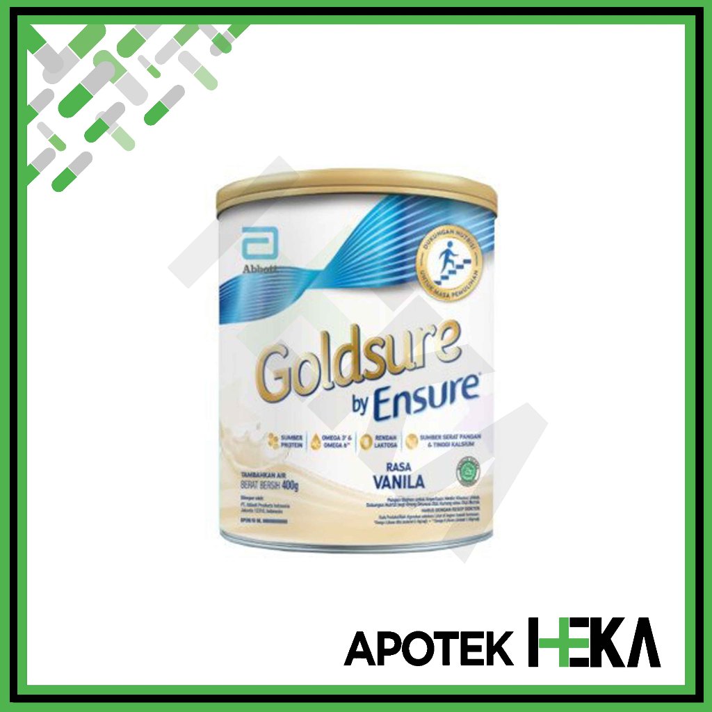 

Goldsure by Ensure 380 g - Susu Nutrisi Dewasa Masa Pemulihan (BANDUNG)