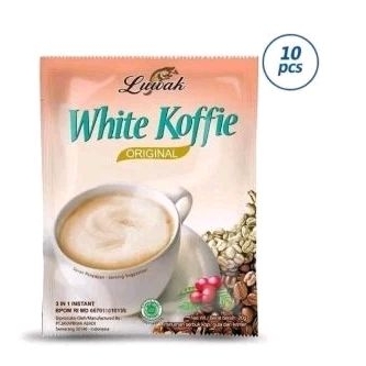 

KOPI LUWAK WHITE COFFEE 20 GRAM X 10 SACHETS Kopi Luwak