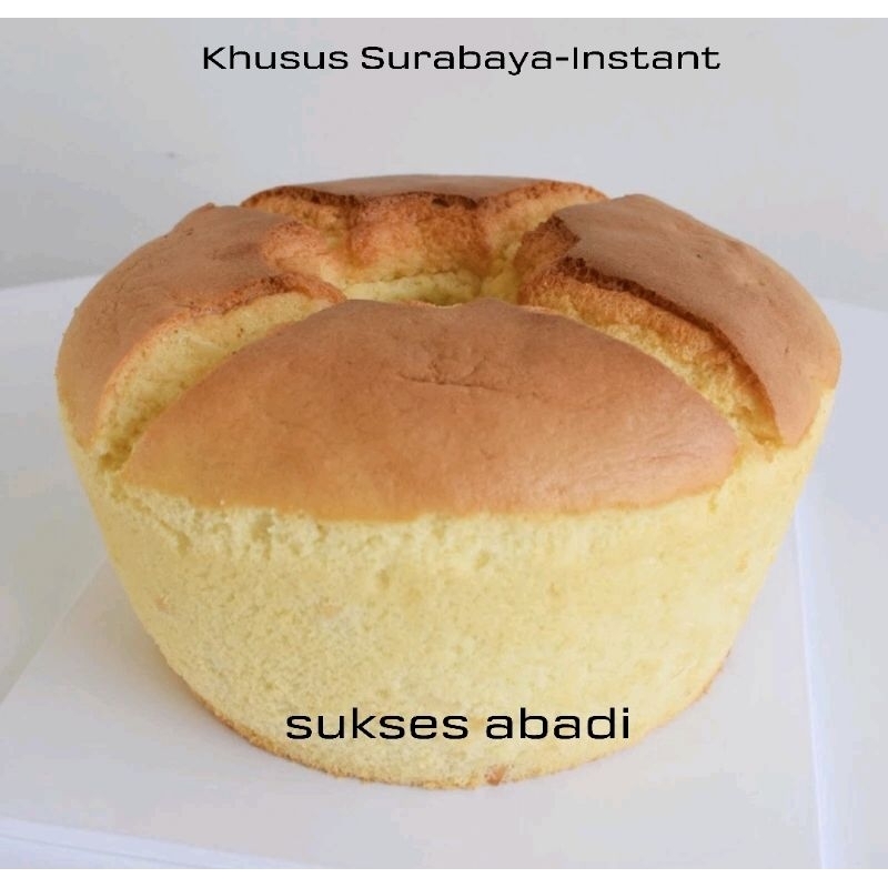 

Homemade Chiffon Cake vanila-kenari-pandan-moka D 22 cm