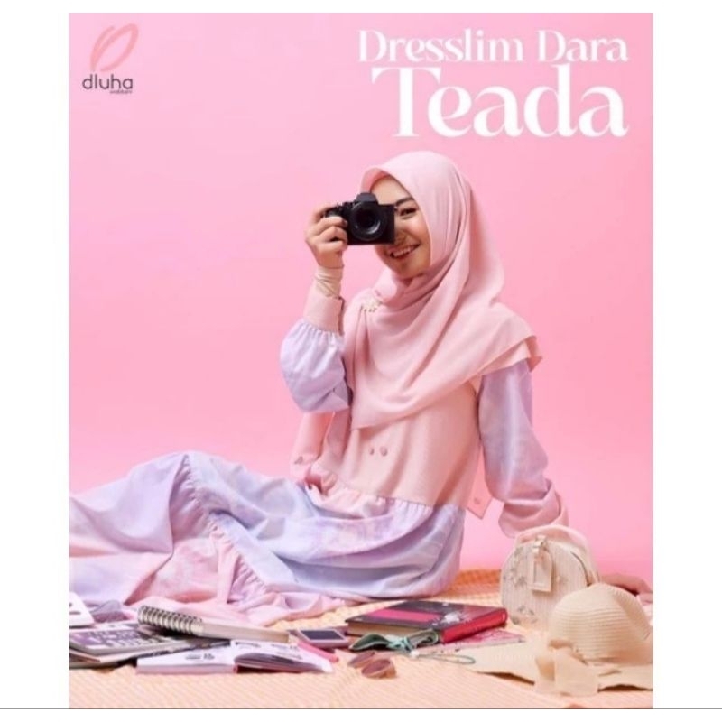 DRESSLIM GAMIS DLUHA RABBANI DARA TEADA ORIGINAL