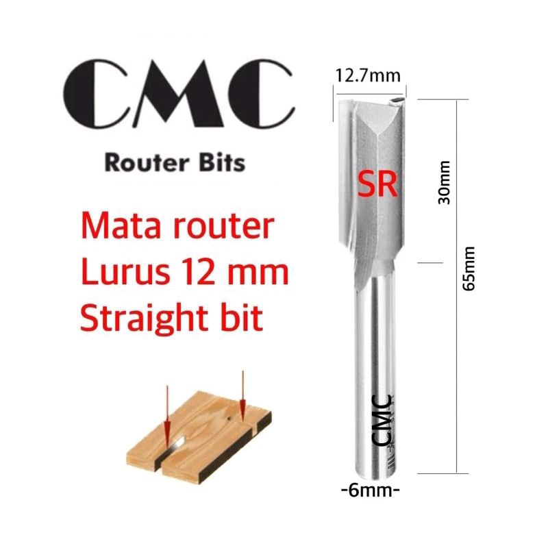 Mata Router/ Profil Lurus 12 mm/ Straight Bits CMC