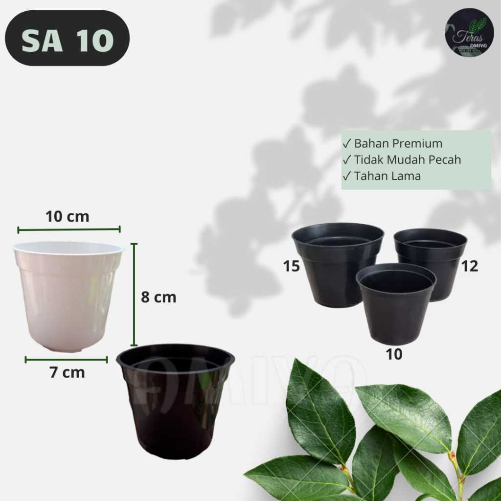AMIVA - Pot SA 10 Pot Tanaman Hias Bahan Premium