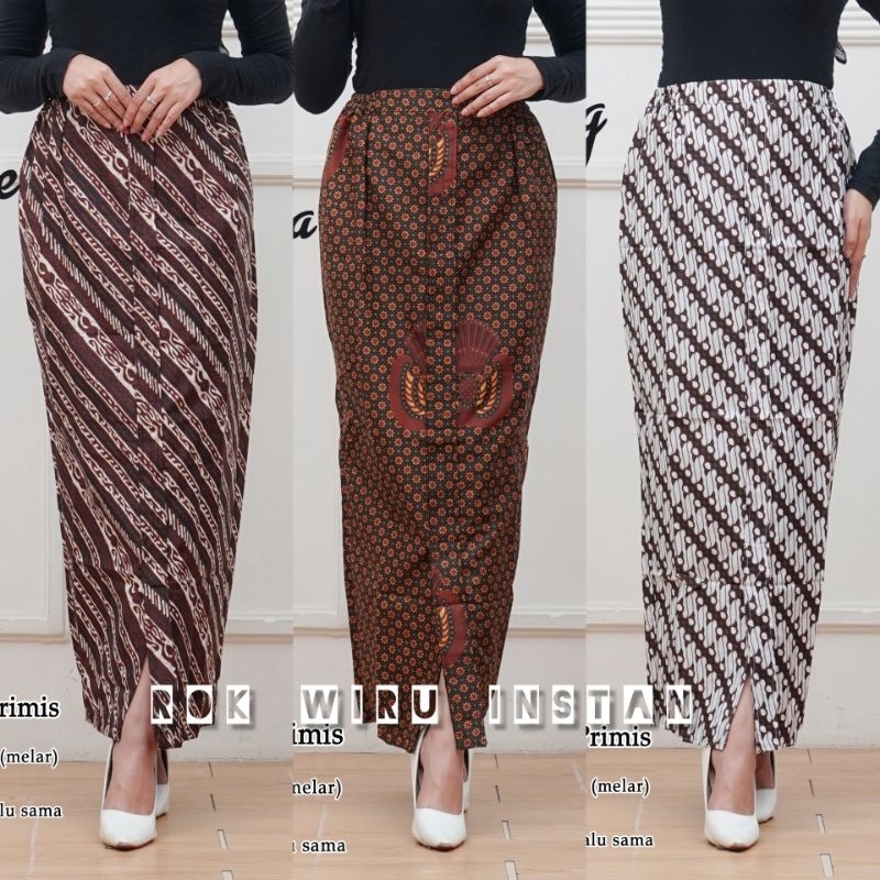 ROK BATIK WIRON INSTAN PREMIUM REMAJA DEWASA SUPER JUMBO