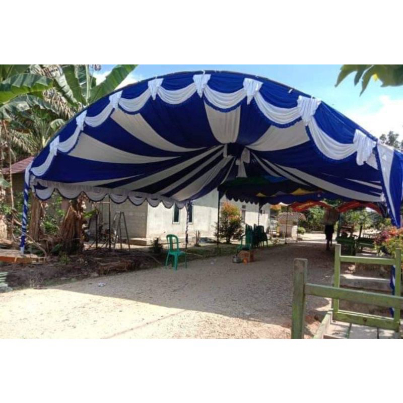 6x6 PAKET LENGKAP TENDA PESTA BEBAS RIQUEST WARNA