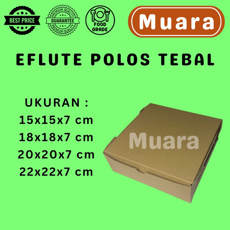 

DOS EFLUTE TEBAL POLOS TINGGI 7CM / Kardus Kotak Box Dus Polos Karton Hampers Souvenir Kue Baju Pakaian Tinggi 7Cm Tebal Tutup Sambung