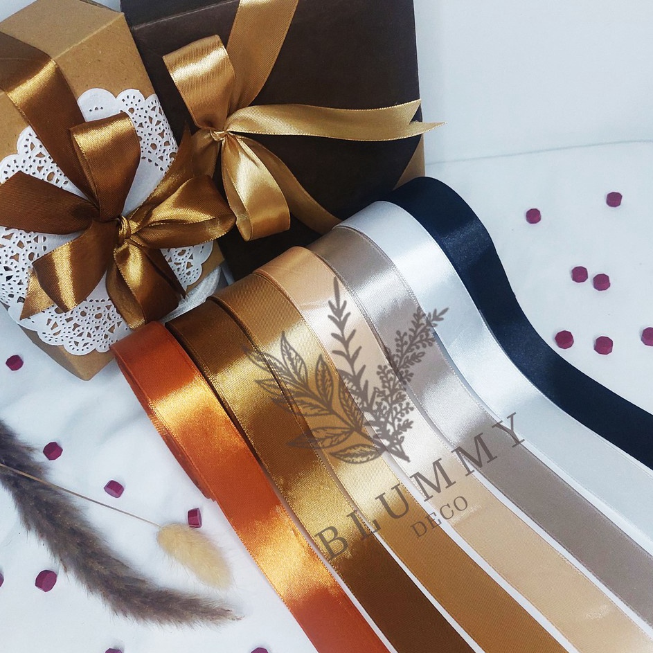 

Promo codez6Zl 2 Meter Pita Satin Pita Kain Silk Ribbon per 2 Meter Pita Dekorasi Box