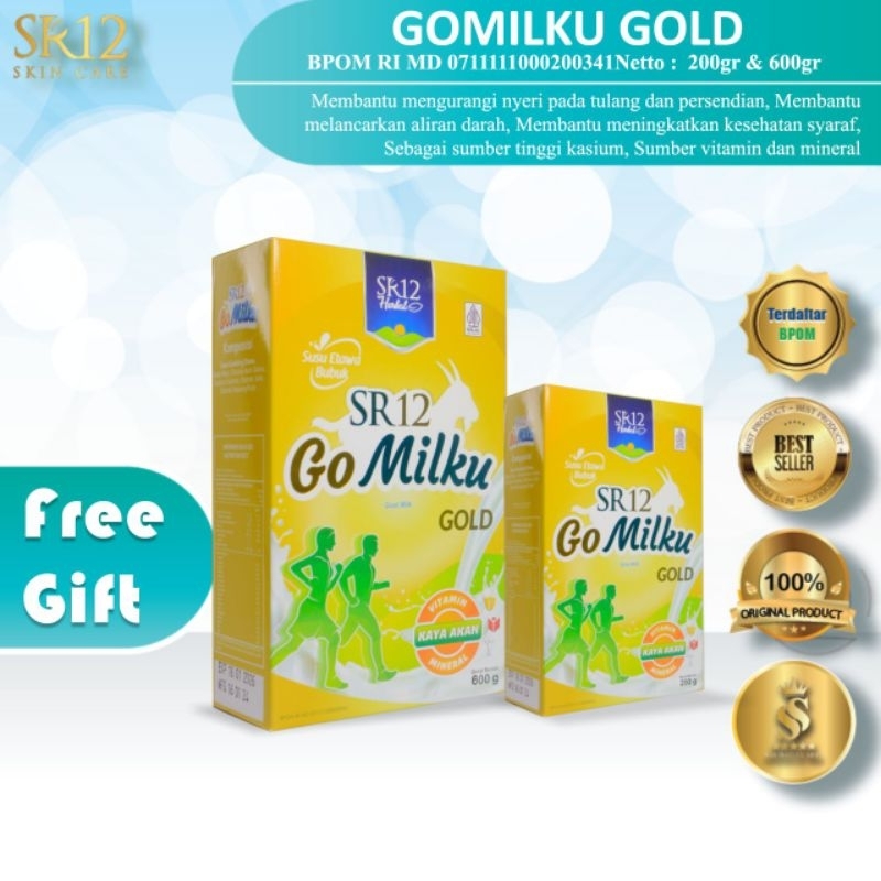 

GO MILKU GOLD SR12 SUSU KAMBING ETAWA PREMIUM SUSU KAMBING LANSIA SUSU PERTUMBUHAN ANAK