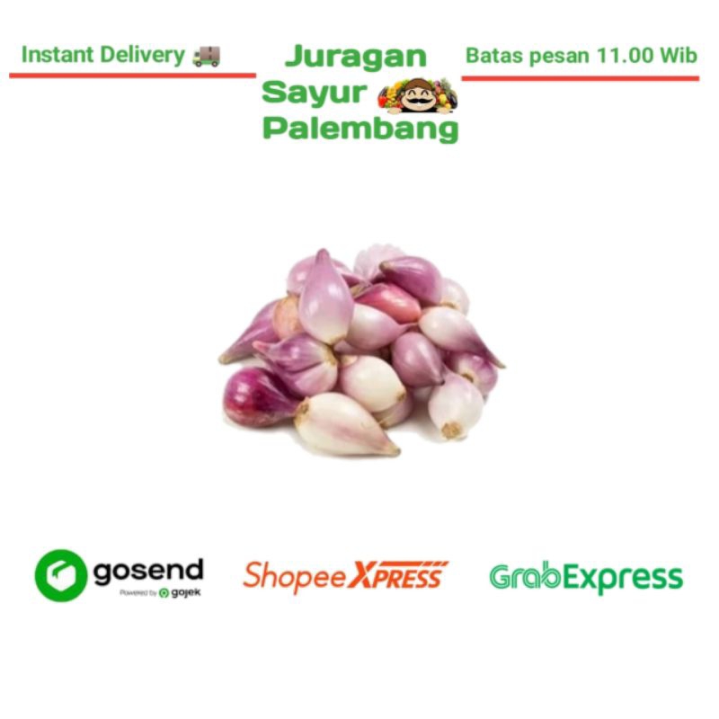 

Bawang Merah Kupas Fresh - Juragan Sayur Palembang