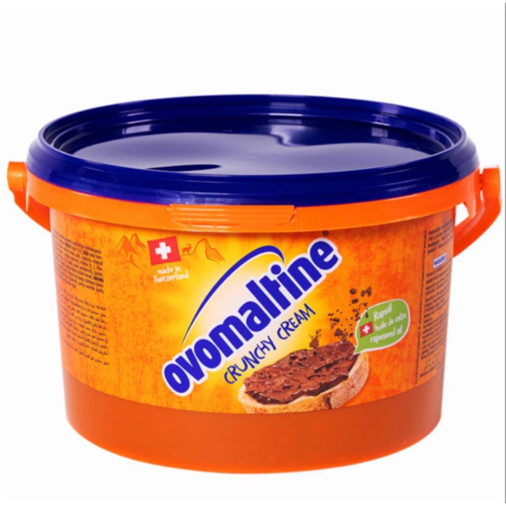 

Ovomaltine Crunchy Cream / Selai Roti Cokelat 2,5 KG . EXP. JU 2025