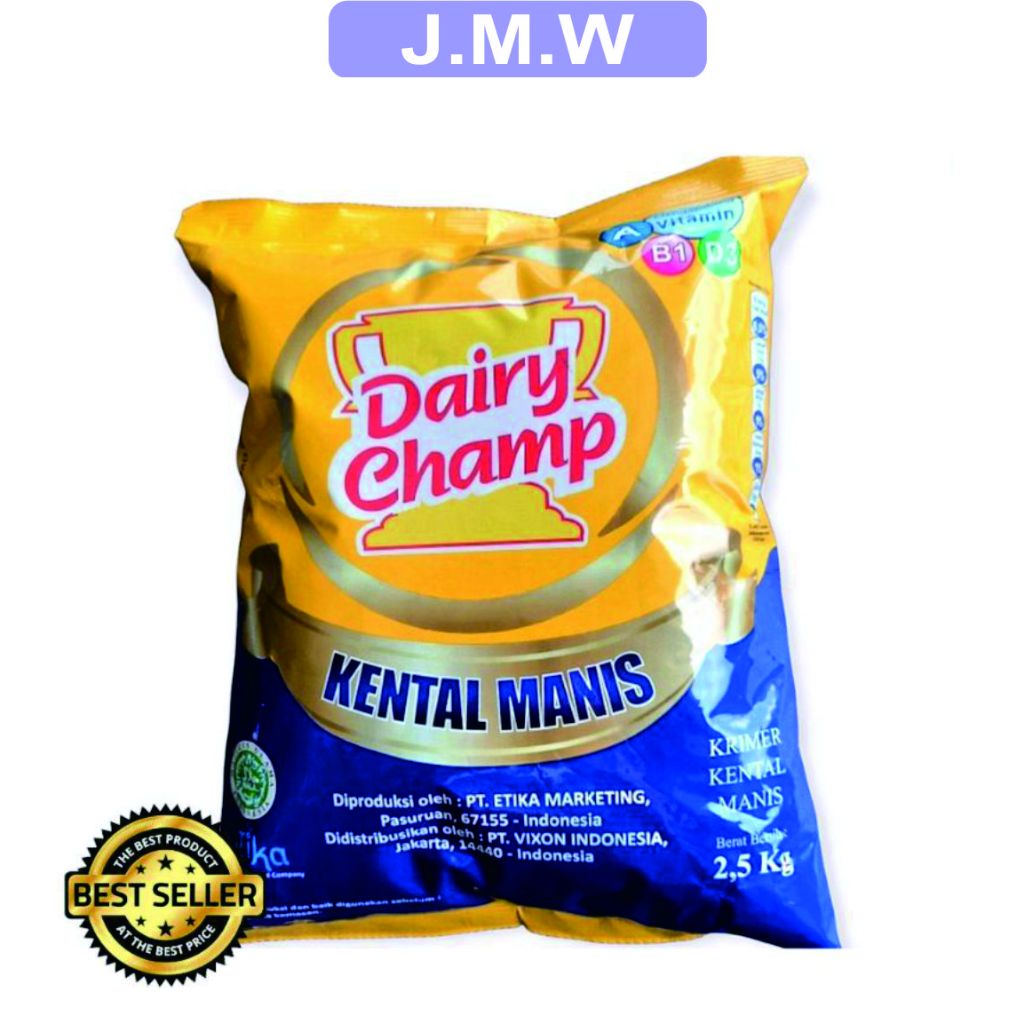 

Susu Krimer Kental Manis Dairy Champ 2,5 kg