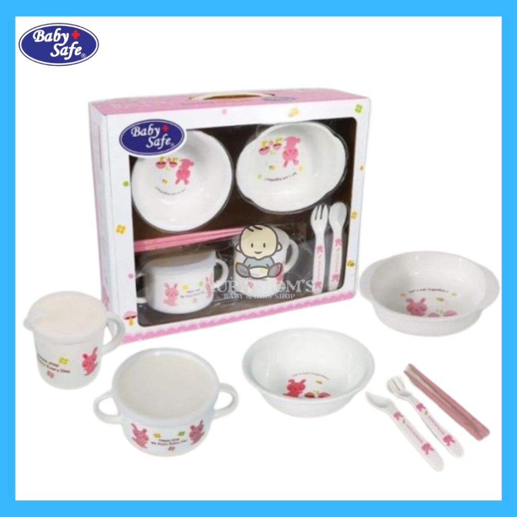 Baby safe - Feeding Set Rabbit FS606 / Set Makan Anak