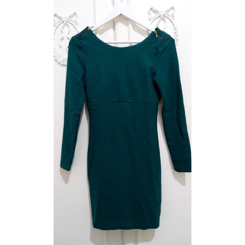 zara emerald dress