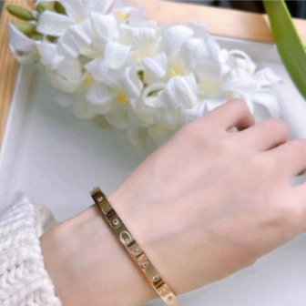 17K Emas Real Legit Gold Rose Gold Rose Gold 12 Gelang Berlian