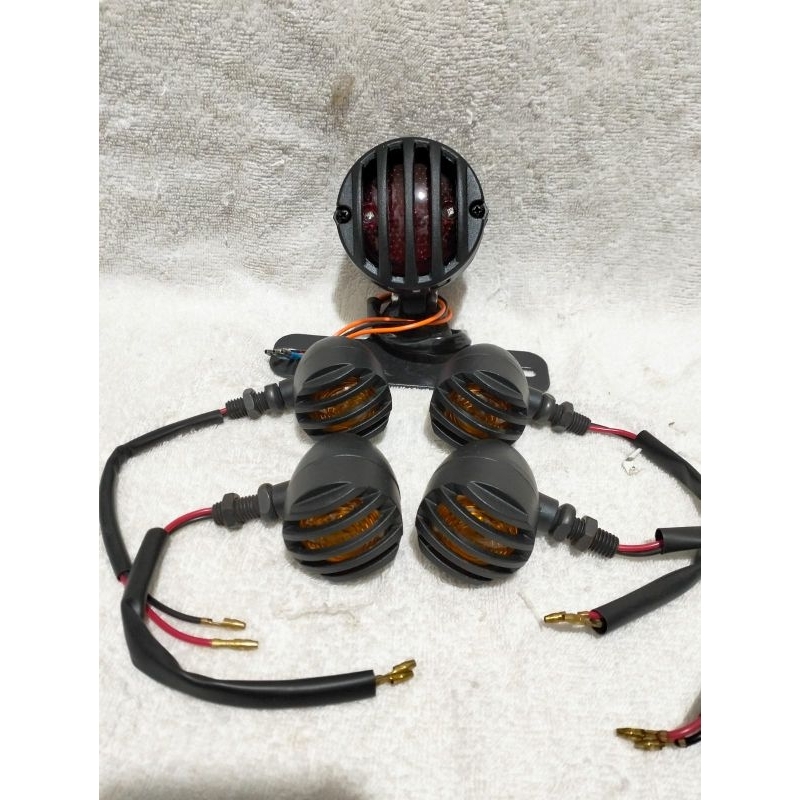 paket lampu stop japstyle cb 100 W175 STOPAN GRILL TRALIS CB LAMPU STOP SEIN CB JAPSTYLE GRILL paket