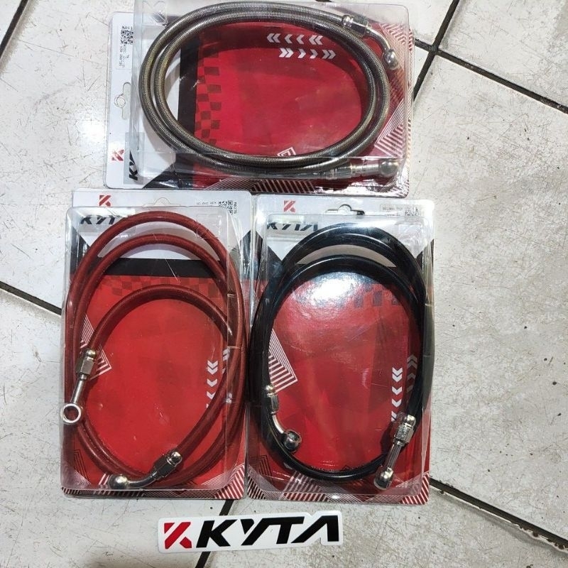selang rem ktc kytaco nmax old/new  non abs depan UK 130cm promo Juli-Agustus udah ke logo K KYTA bu