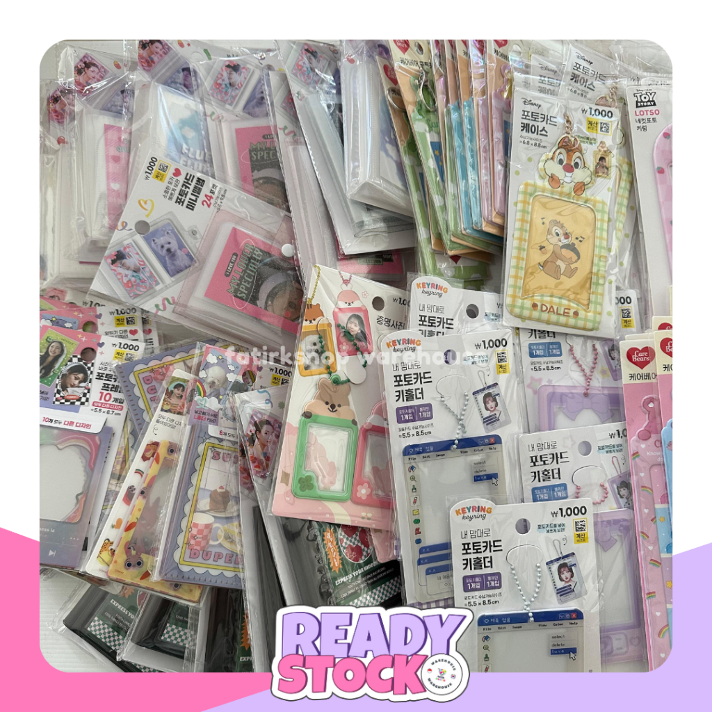 [READY STOCK] KPOP Kolbuk / Cahol ID / Photocard Frame Daiso Korea